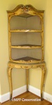 Italian Polychrome Corner Cupboard